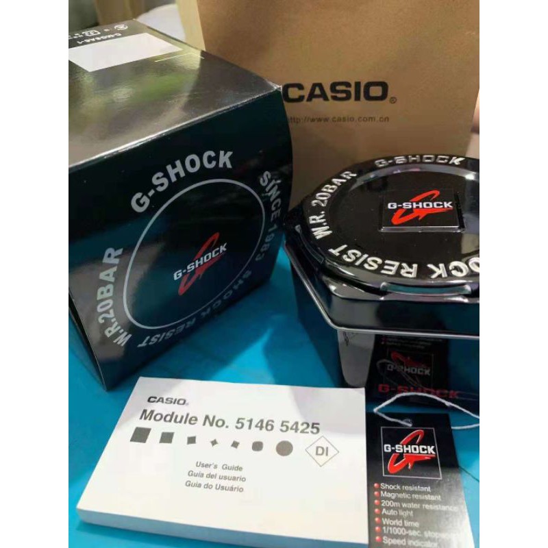 package for g shock and Baby g tin Can tag box manual paper bag