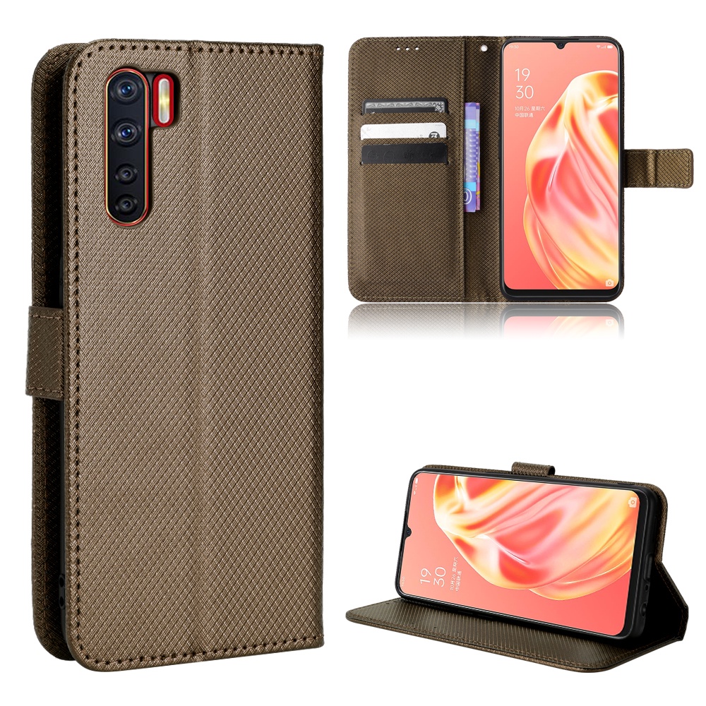 Flip Cover Oppo Reno Cover Flip Case OPPO Reno3 Case Wallet PU
