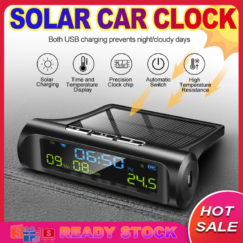SACDCar Clock High Accuracy Multifunction Automatic Universal