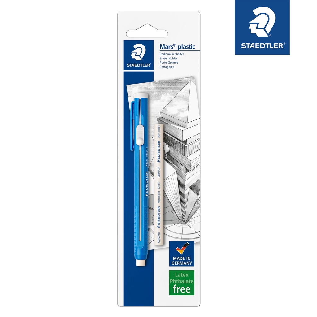 Staedtler Mars Plastic Eraser Holder 528 50 Shopee Philippines