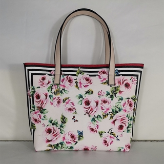 Italy Luxury Print Travel Shoulder Bag Floral Textured-leather