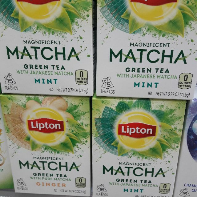 Lipton Matcha Green Tea Mint or Ginger or Japanese Matcha 15 Tea Bags Shopee Philippines