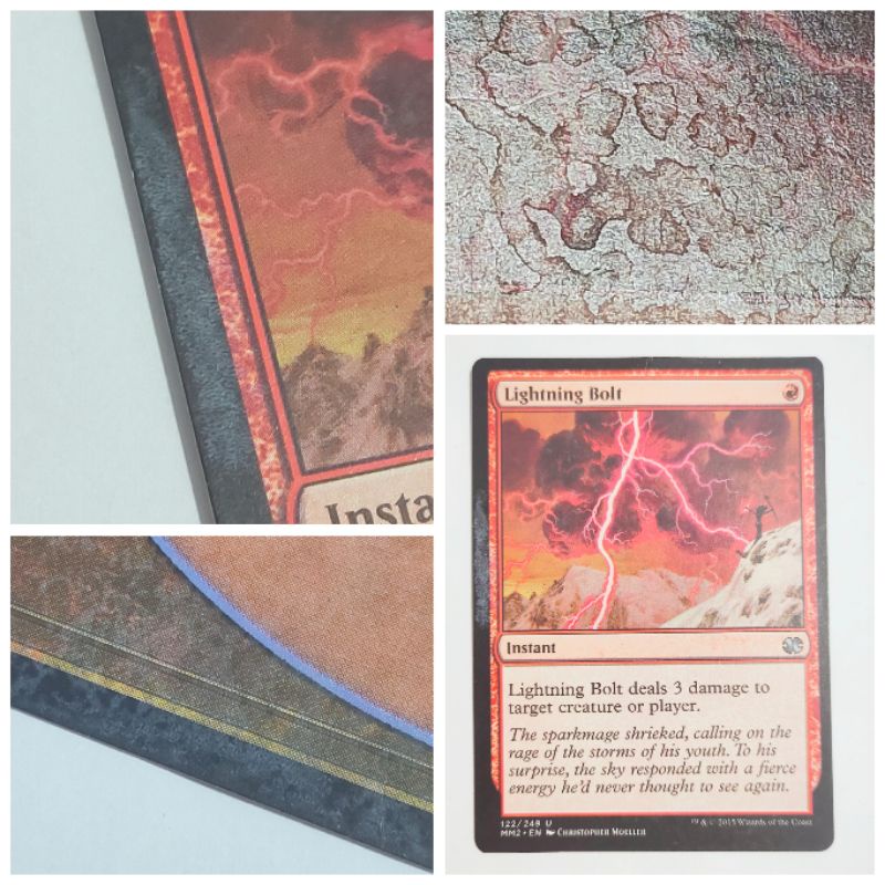 MTG Card LIGHTNING BOLT Magic the Gathering Trading Card Game Red | Shopee  Philippines