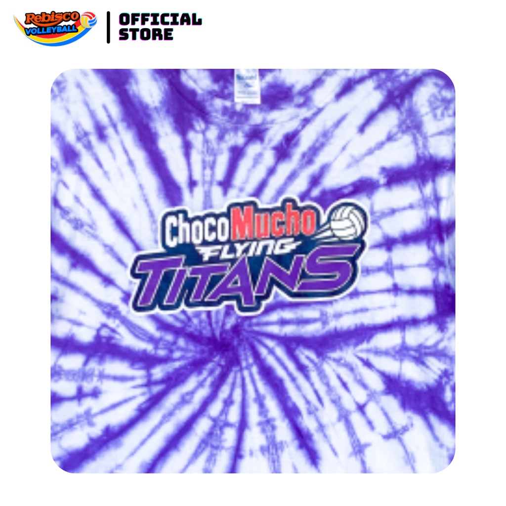 Choco Mucho Flying Titans - BDL wearing Choco Mucho Tie Dye Shirt