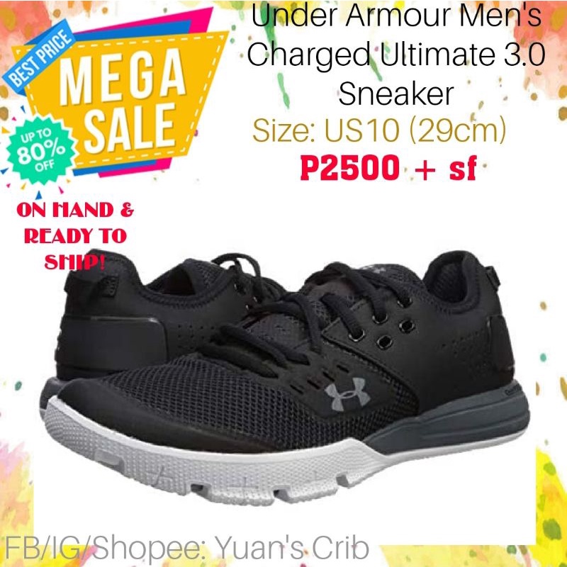 Under armour men's hot sale charged ultimate 3.0