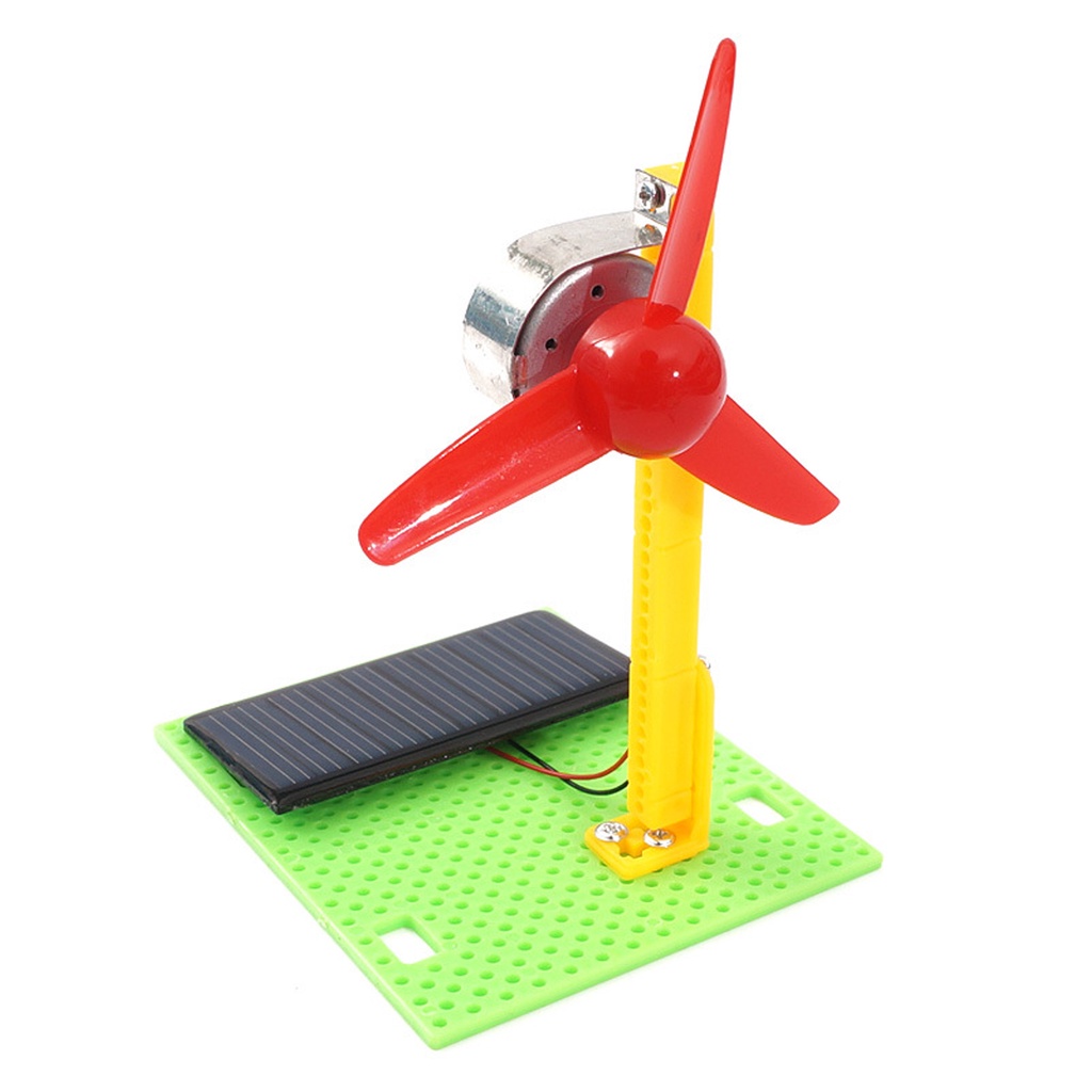 DIY Novel Solar Powered Electric Fans Physics Motor Circuit Device Kit ...