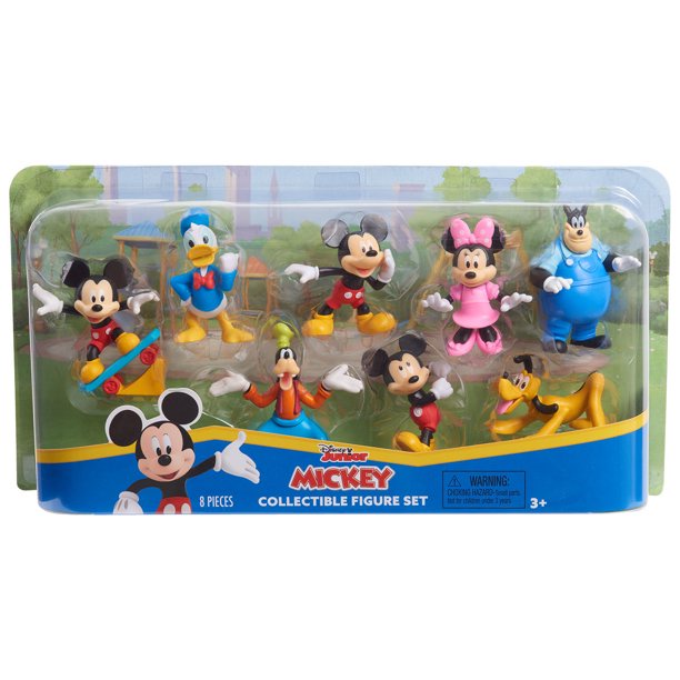 Just Play Disney Junior Mickey Mouse 8-Piece Collectible Figure Set ...