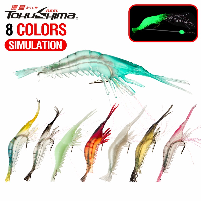 Plastic Fake Shrimp Hook Lure – Fishing in Tackle