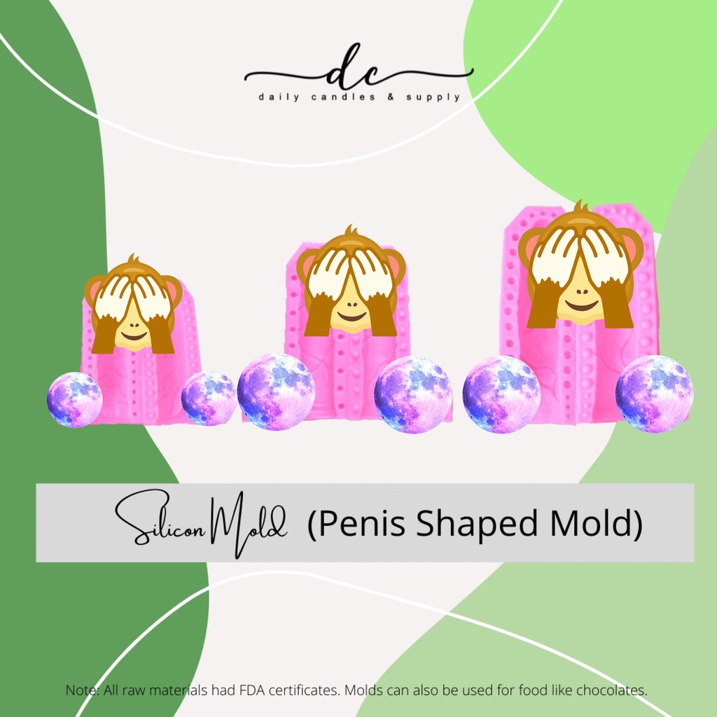 Penis Silicone Mold Resin, Penis Chocolate Candles