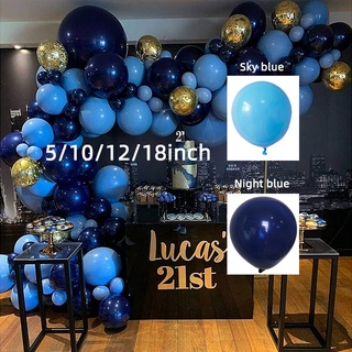 50pcs/lot Navy Blue Gold Confetti Balloons Birthday 12inch White Gold  Metallic Balloons Birthday Celebration Graduation Supplie - Ballons &  Accessories - AliExpress