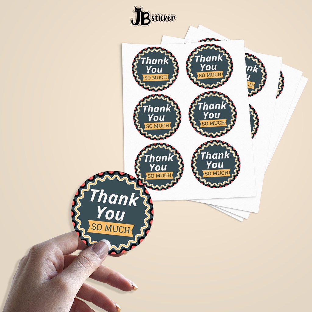 50pcs Thank you Sticker label, Packaging Labels, Product Stickers ...