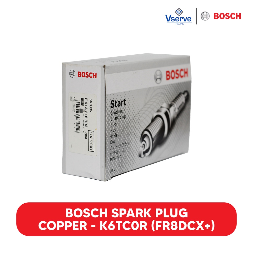 Bosch Spark Plug Copper K6TC0R (FR8DCX+) Motorcycle Spark Plug/pc ...