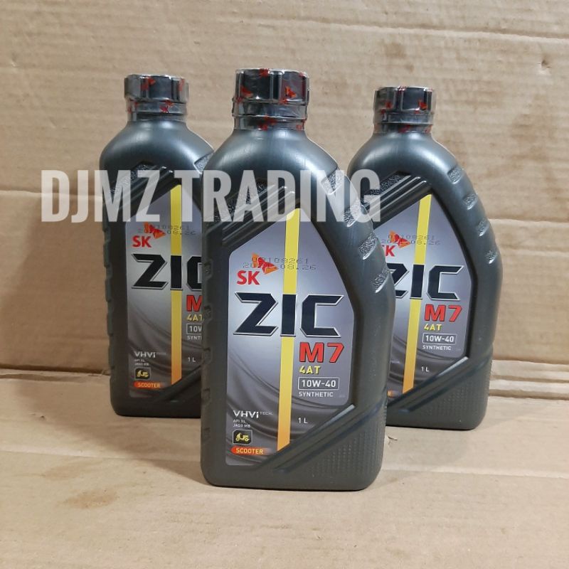ZIC OIL (10W-40) Synthetic M7 4AT | SCOOTER (1L) | Shopee Philippines