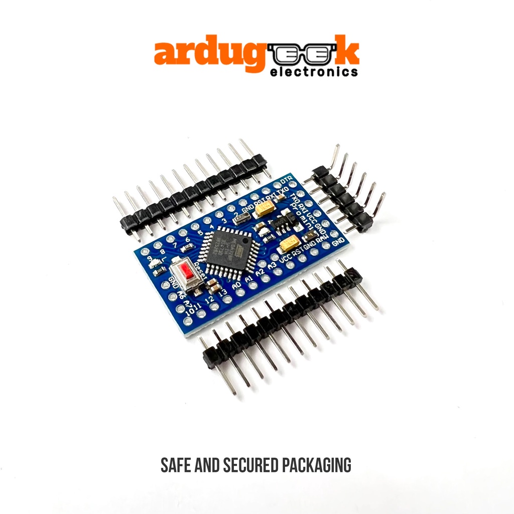 Arduino Pro Mini ATMEGA328P 3.3V 5V Arduino Compatible Analog Digital ...