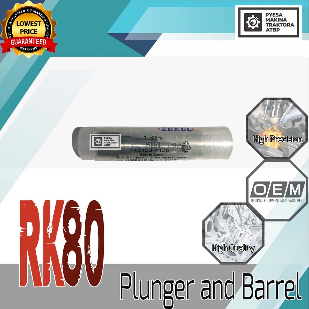 Plunger and Barrel for RK80 K153 Kubota Diesel Engine | Shopee Philippines