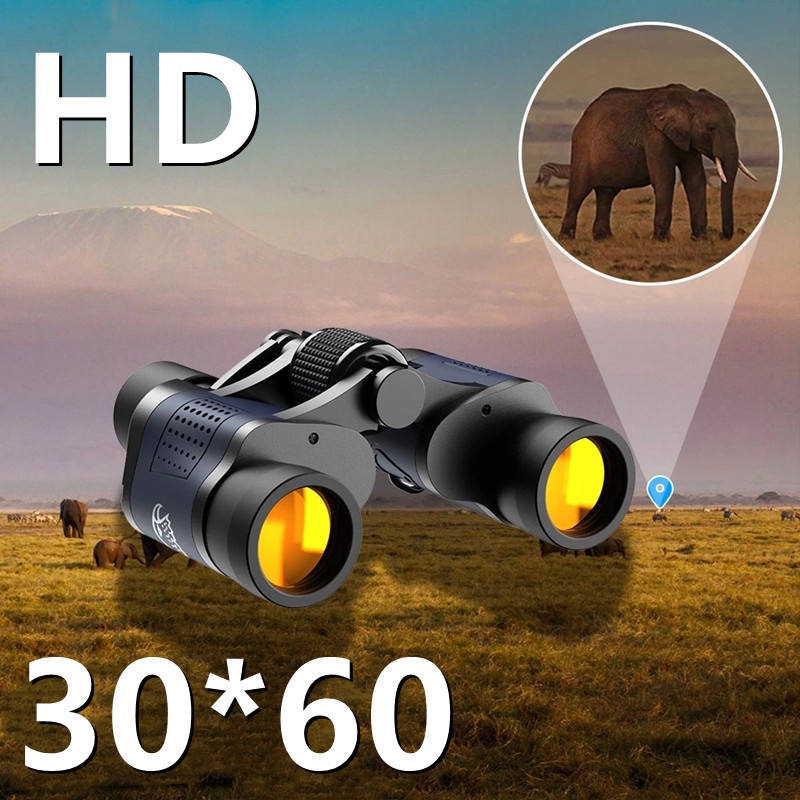 30x60 Sakura Telescope Foldable Day Night Vision Optical Binocular