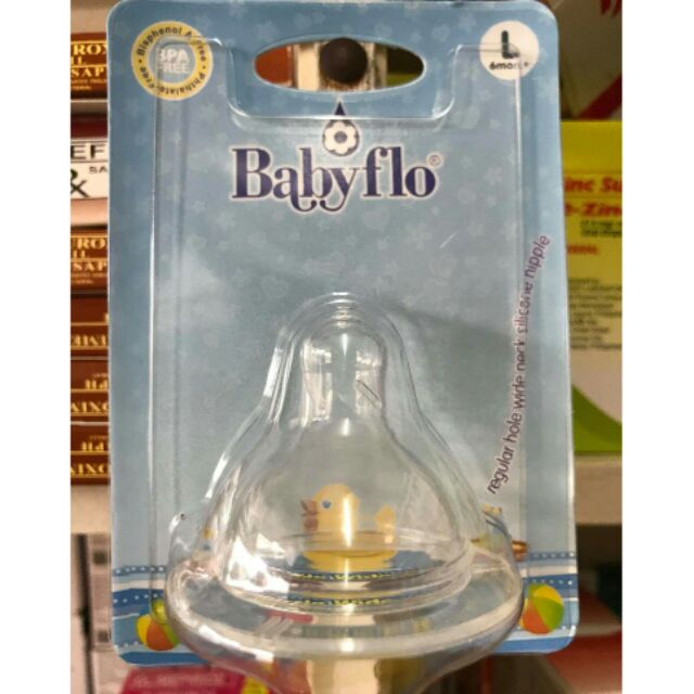 Babyflo hot sale nipple sizes