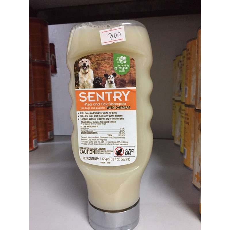 Sentry flea & tick shampoo with outlet oatmeal for dogs and puppies