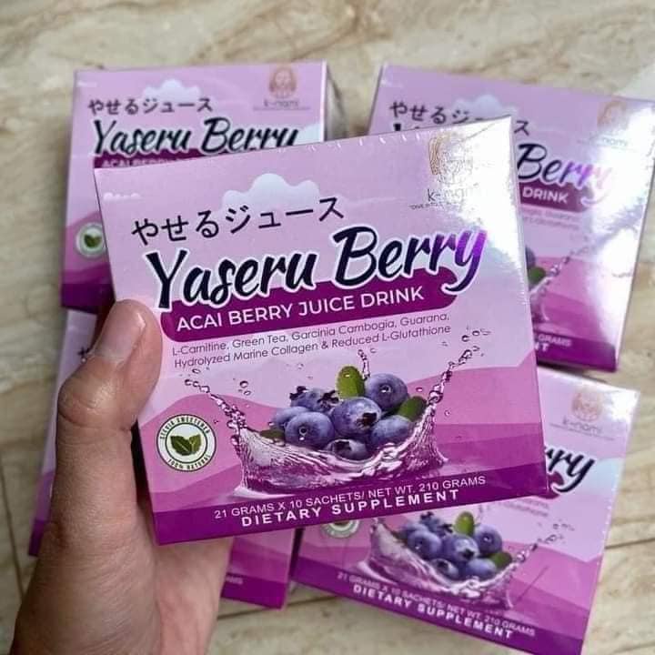 K Nami Yaseru Berry Acai Berry Juice Drink 21g X 10 Sachets Shopee Philippines