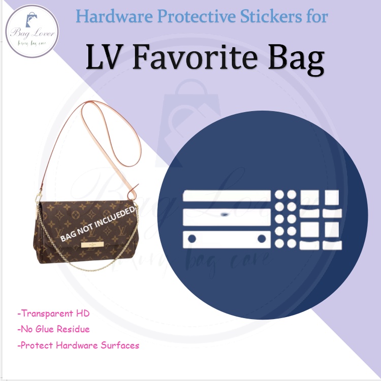 Bag Lover Hardware protection sticker for favorite Bag transparent