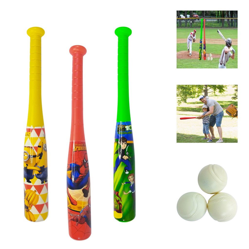 ED shop Plastic Baseball Bat with Ball set Toddlers Sports Outdoor Toys