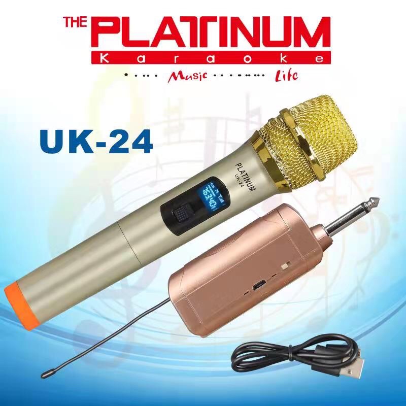 PLATINUM UK 24 UNIVERSAL WIRELESS MICROPHONE ploneer ux T8