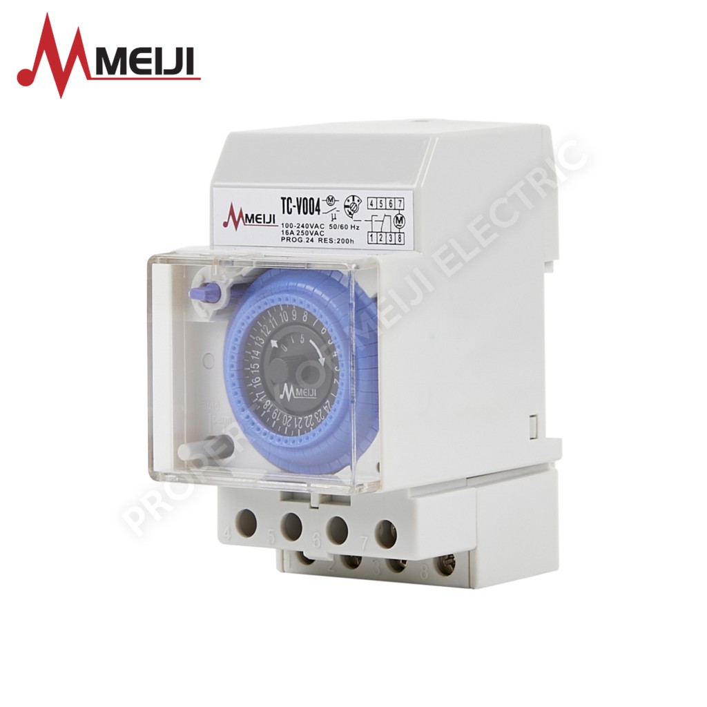 Meiji 24 Hours Rotary Timer Switch Hour With Multi Range Time Setting ...