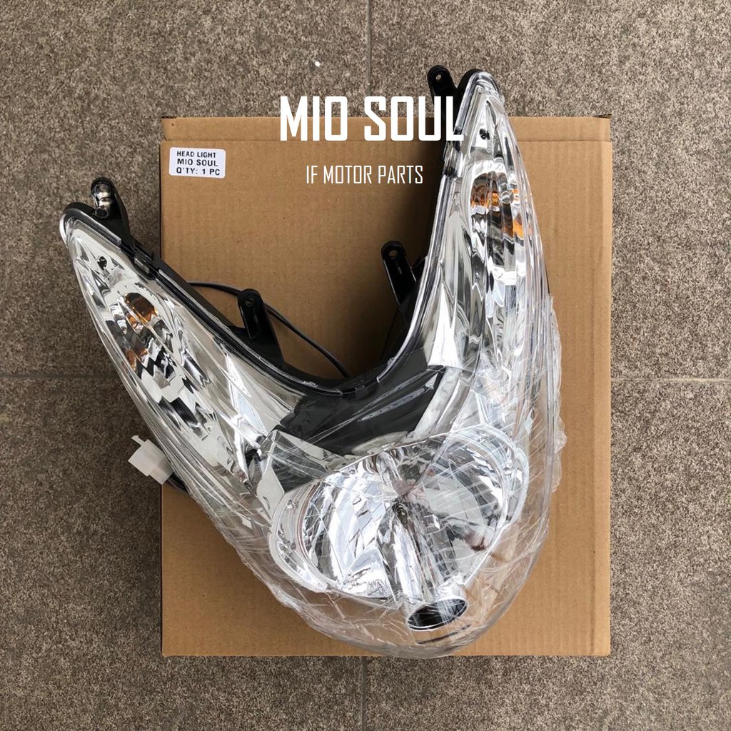 [Headlight] Yamaha MIO SOUL Headlight Assembly w/ Bulbs by IF MOTOR
