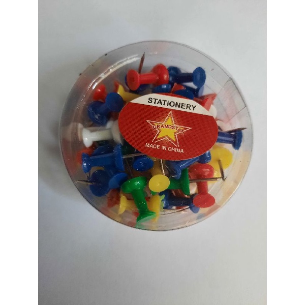Push Pins assorted color (sold per pack) | Shopee Philippines