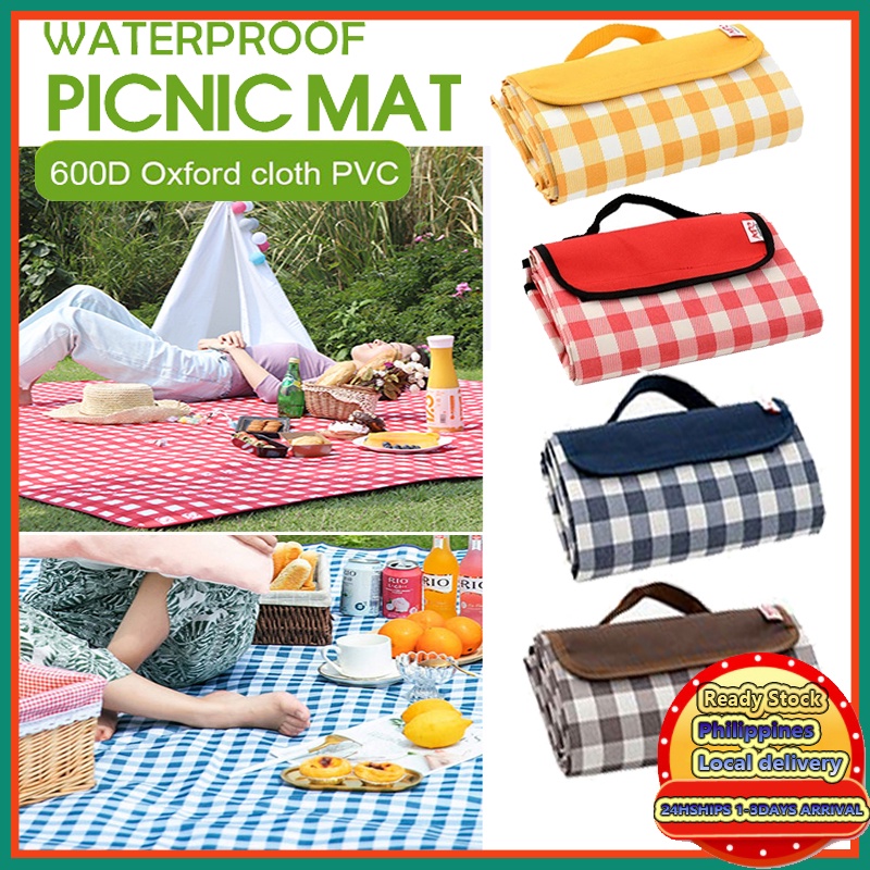 Family Picnic Mat Camping Mat Parent-Child WaterProof Mat Portable ...