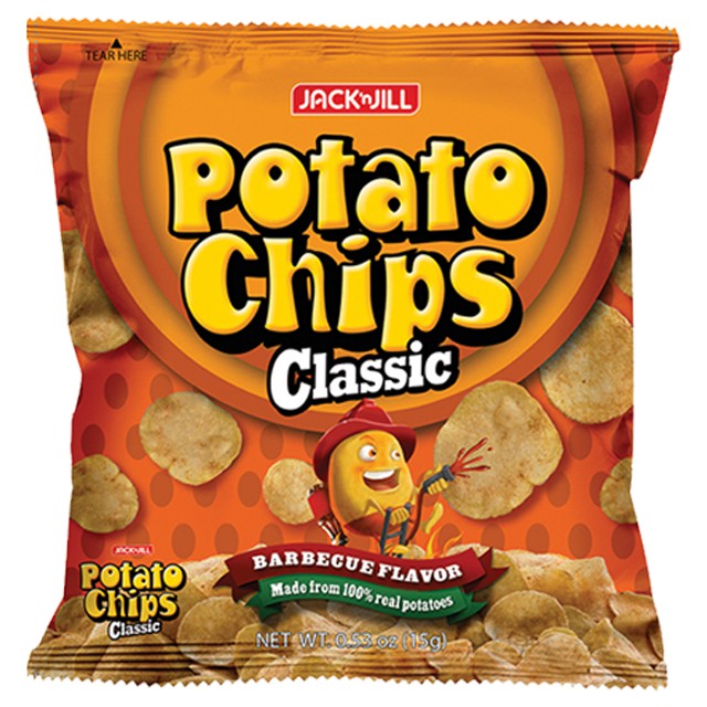 Jack 'N Jill Potato Chips Barbecue 22g | Shopee Philippines