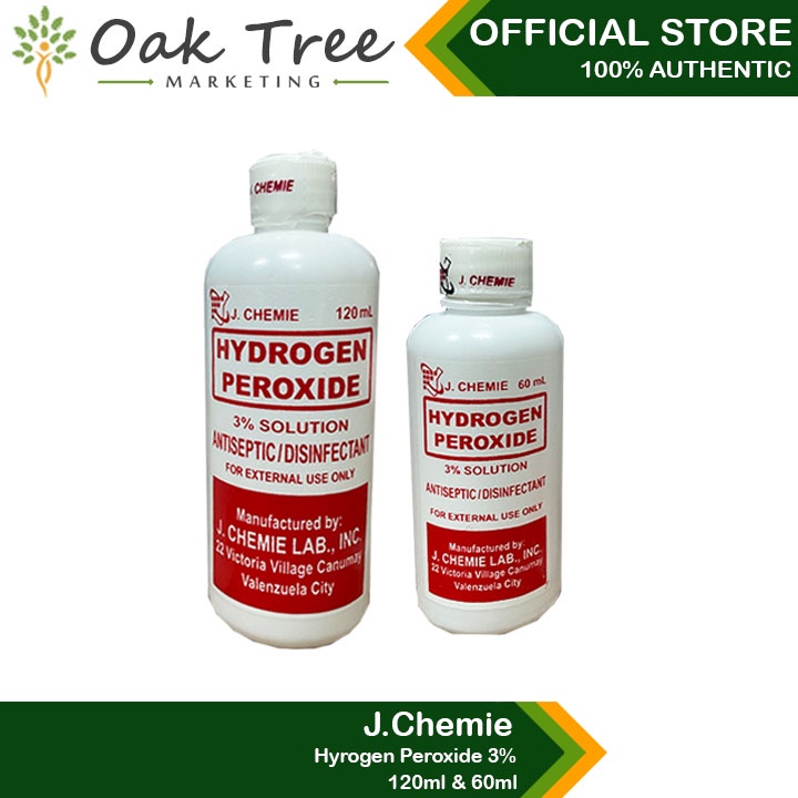 J. Chemie Hydrogen Peroxide 3% Solution 60mL