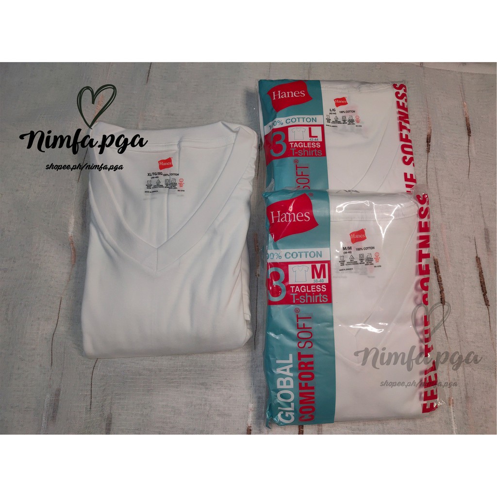 Hanes 10 2025 pk xl v-neck