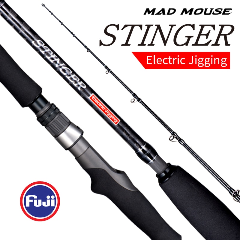 Madmouse STINGER Electric Jigging Fishing Rod 1.9m 26-30kg Power Lure  Max400 PE3-8 Japan Quality Sal