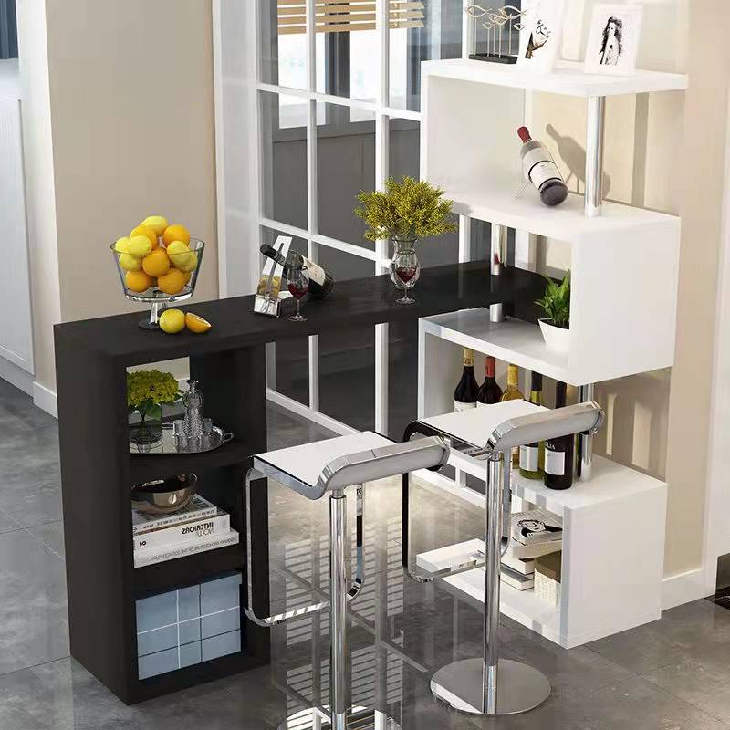 Bar Rotating 360 Swivel Bar Counter Table Living Room Mini Bar Rotating