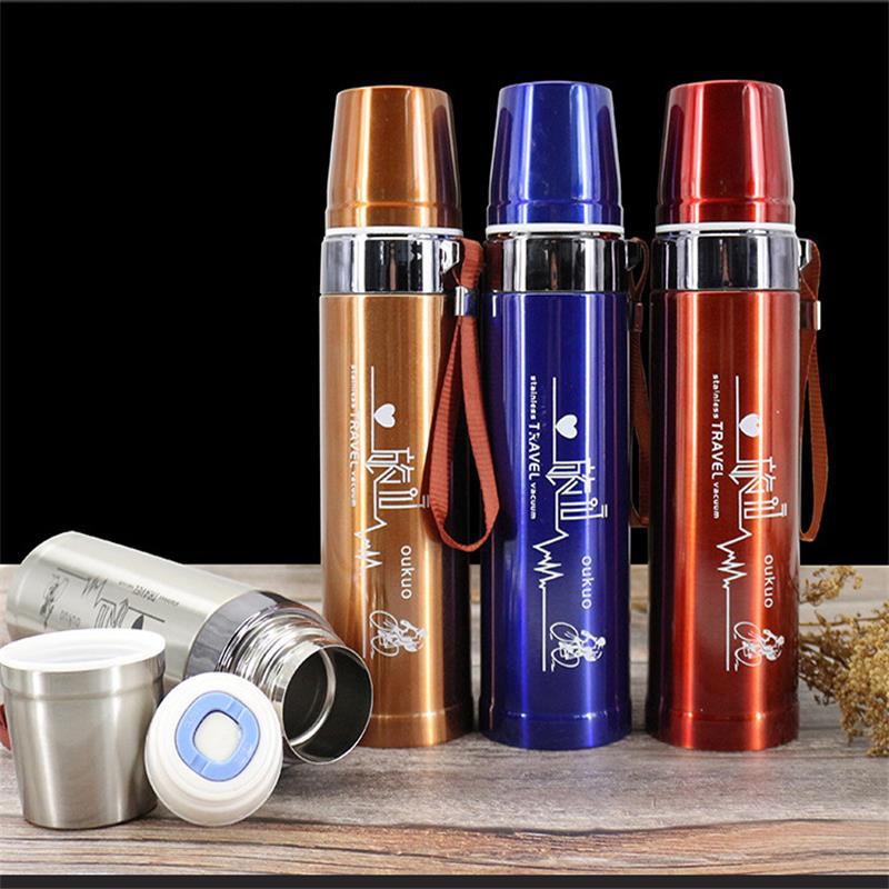 750ML bullet stainless steel thermos cup hot and cold tumbler water