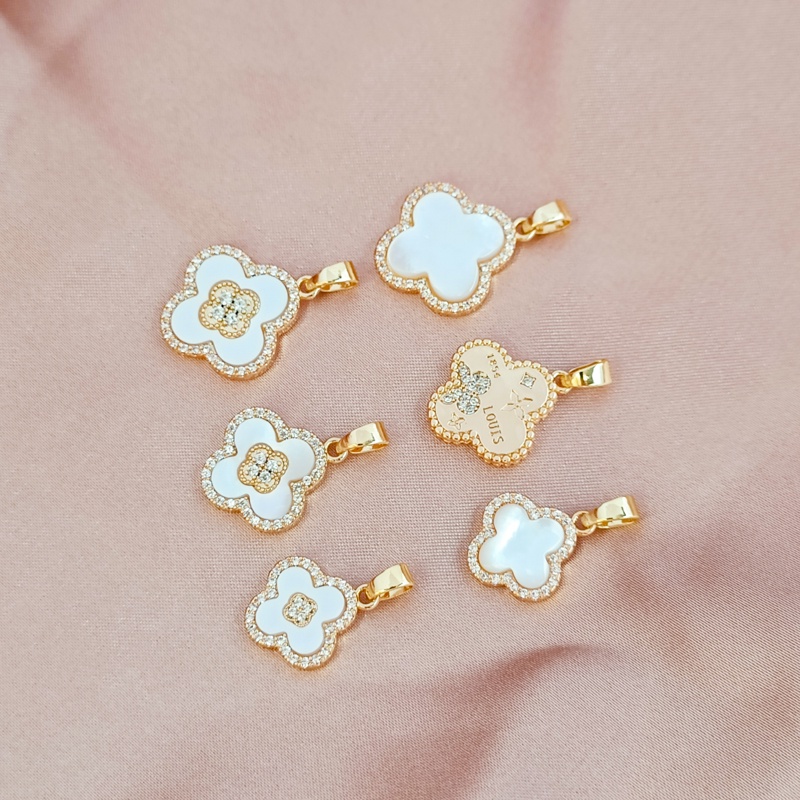 14K Gold-Covered Color-Preserving Inlaid Zircon Stickers Natural Curved ...
