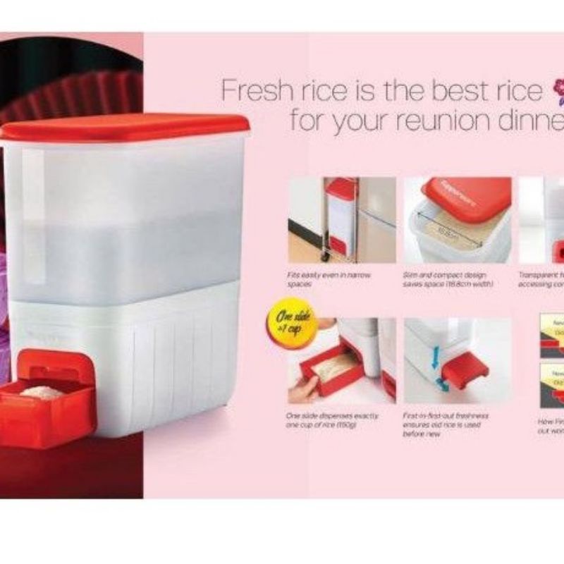Tupperware Rice Smart 10L (no box) | Shopee Philippines