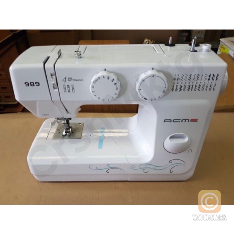 ACME MULTIFUNCTION PORTABLE SELFTHREADING SEWING MACHINE MODEL 989