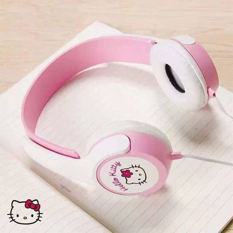 【COD】Hello Kitty Headphones with Built in Microphone XY-17 | Shopee ...