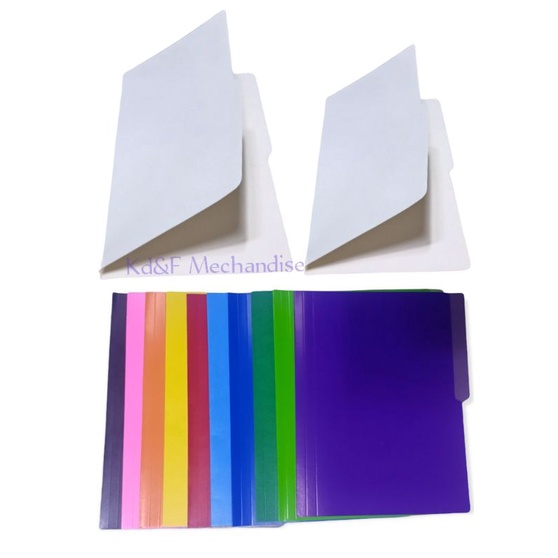 Folders White & Assorted Colors (Long/Short) 12 pcs | Shopee Philippines