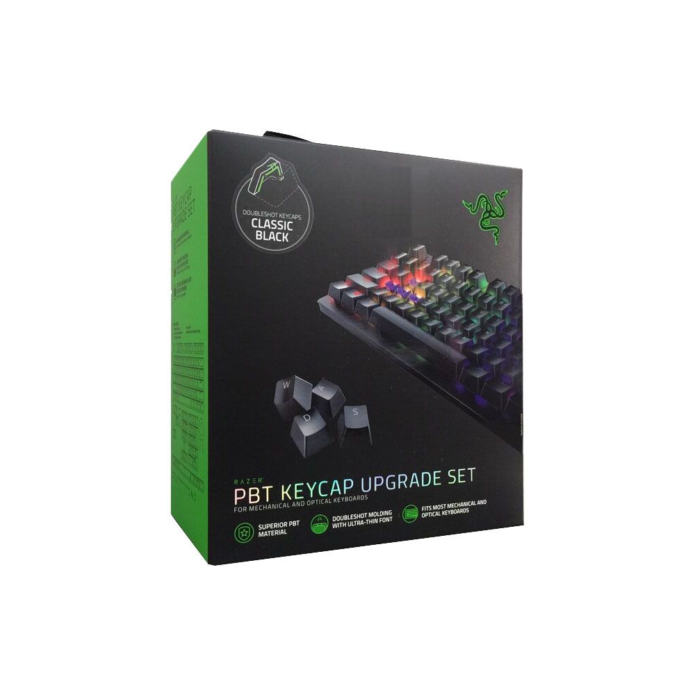 Razer Doubleshot PBT Keycap Upgrade Set, 104/105-Keyset (US/UK Layouts ...