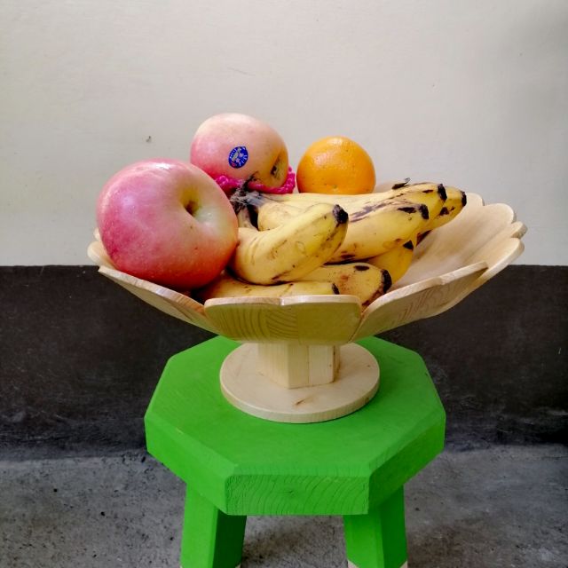 Wooden Fruit tray (big) Shopee Philippines