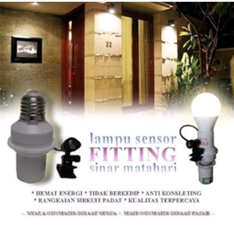 CAHAYA Automatic Light sensor Fittings Shopee Philippines