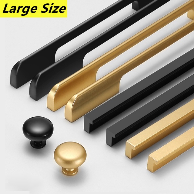 【500/800/1000 mm】Modern and Simple Black/Gold Drawer With Long