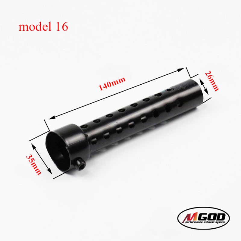 35mm 42mm 45mm 48mm 51mm 60mm Motorcycle Exhaust Muffler