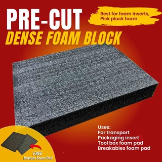 Dense Foam Pad for Cushion, Foam Inserts and Crafts