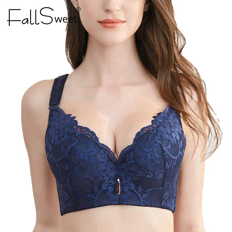 FallSweet Push Up Lace Bras | Underwire Padded Bras For 34A To 44C With 3CM Padding