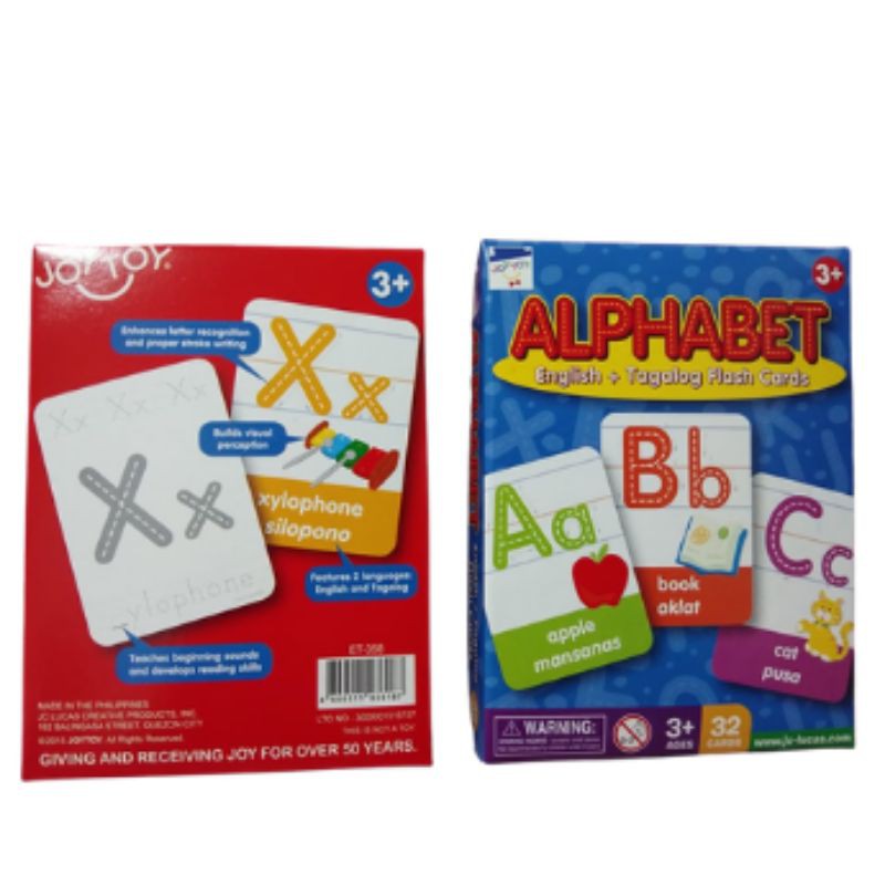 Alphabet English + Tagalog Flash Cards | Shopee Philippines