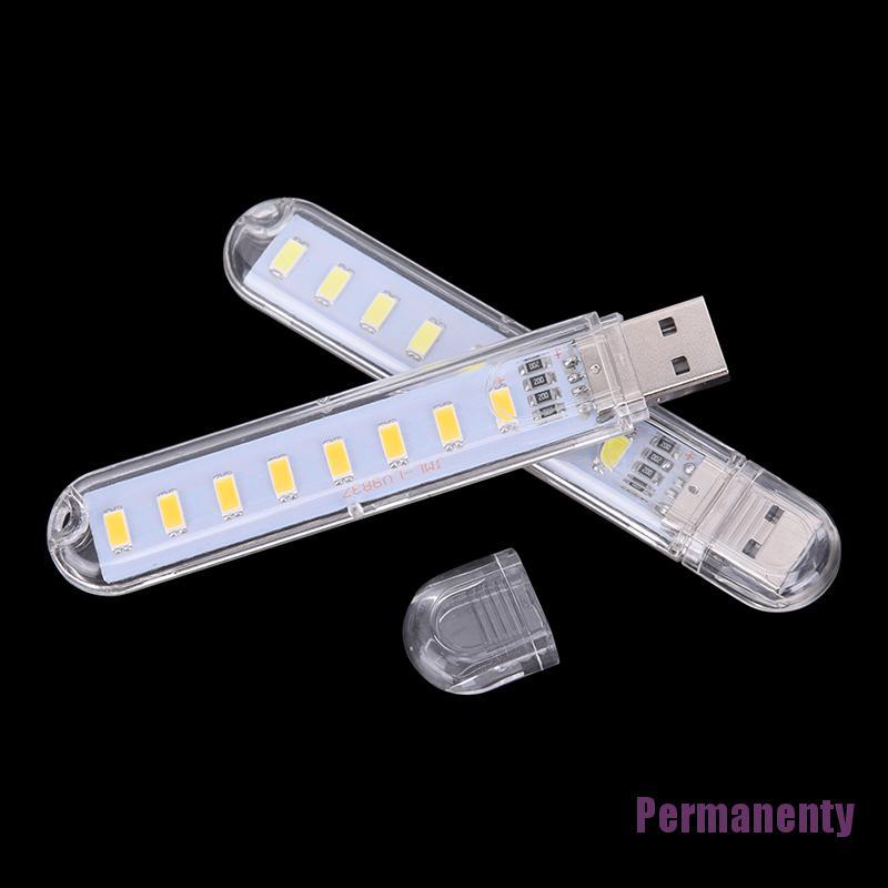 Permanenty Mini Led Portable 5V 8 Led Usb Lighting Computer Mobile ...